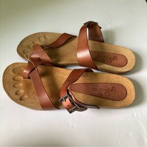 Yokono Footbed Leather Women’s Slip on sandals